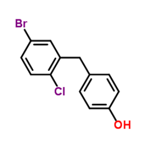 4-(5-溴-2-氯苄基)苯酚；864070-18-8