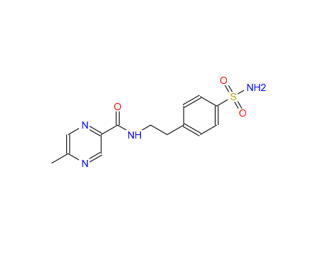 2-[4-氨基磺酰-苯基]-乙基-5-甲基吡嗪甲酰胺