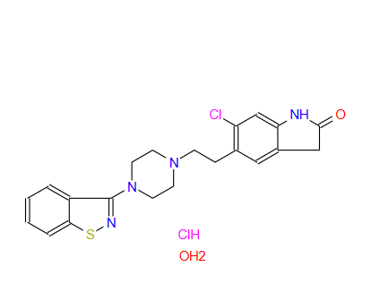 138982-67-9；盐酸齐拉西酮；Ziprasidone Hydrochloride Monohydrate