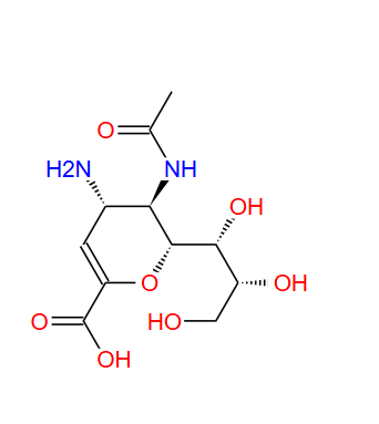 130525-62-1；扎那米韦中间体 A；4-a-AMino-N-acetyl-2-deoxy-2,3-didehydro-D-neuraMinate