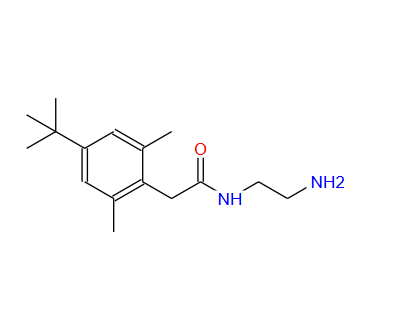 94266-17-8；N-(2-氨基乙基)-4-(1,1-二甲基乙基)-2,6-二甲基苯乙酰胺