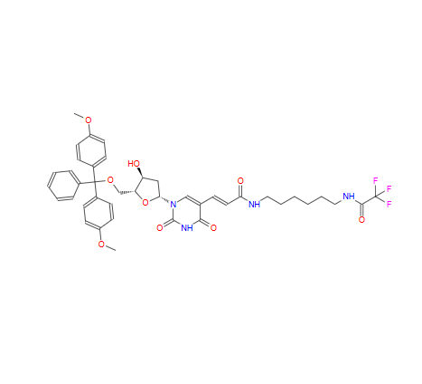 5'-O-(4,4'-二甲氧基三苯甲基)-2'-脱氧尿苷-3'-O-[O-(2-氰基乙基)-N,N'-二异丙基亚磷酰胺]