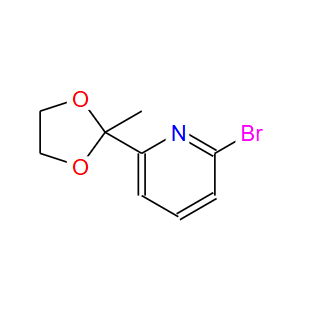 49669-14-9；2-溴-6-乙酰基吡啶乙二醇保护；2-Bromo-6-(2-methyl-1,3-dioxolan-2-yl)pyridine