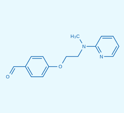 4-[2-(甲基-2-吡啶基氨基)乙氧基]苯甲醛  122321-03-3