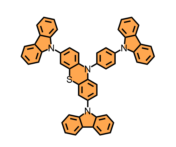 10-(4-(9H-咔唑-9-基)苯基)-3,7-二(9H-咔唑-9-基)-10H-吩噻嗪
