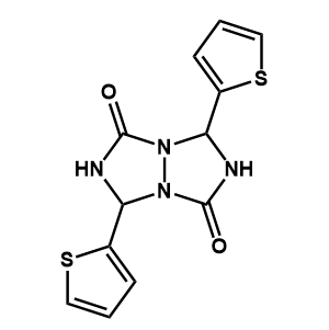 3,7-二(噻吩-2-基)四氢-1H,5H-[1,2,4]三唑并[1,2-a][1,2,4]三唑-1,5-二酮