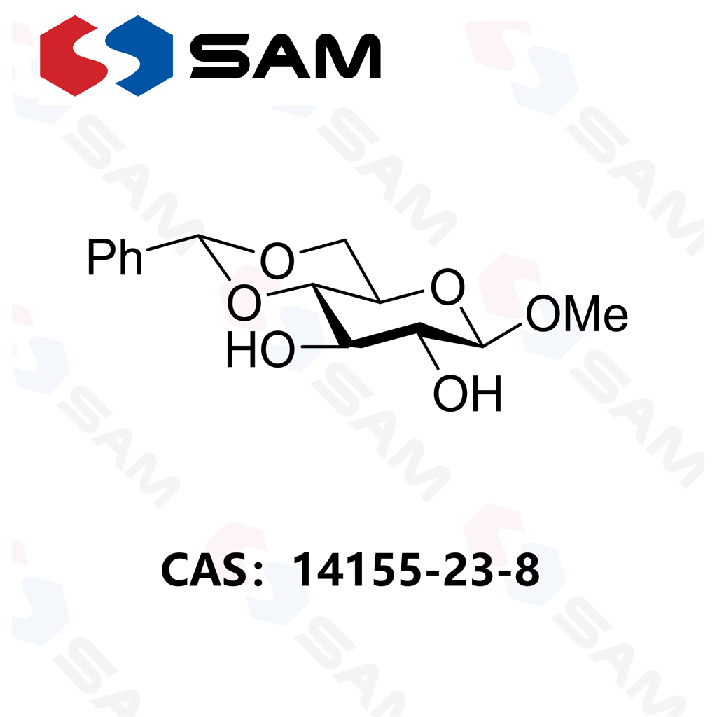 甲基 4,6-O-苯亚甲基-β-D-吡喃葡萄糖苷