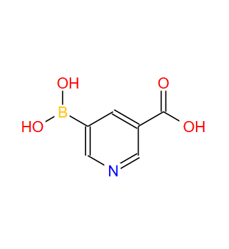 913836-03-0；5-硼烟酸；5-CARBOXYPYRIDINE-3-BORONIC ACID