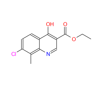 5350-94-7；7-氯-4-羟基-8-甲基喹啉-3-羧酸乙酯；Ethyl 7-chloro-4-hydroxy-8-methylquinoline-3-carboxylate
