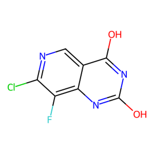 7-氯-8-氟吡啶并[4,3-D]嘧啶-2,4-二醇