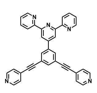 4'-[3,5-双(吡啶-4-基乙炔基)苯基]-2,2':6',2''-三联吡啶