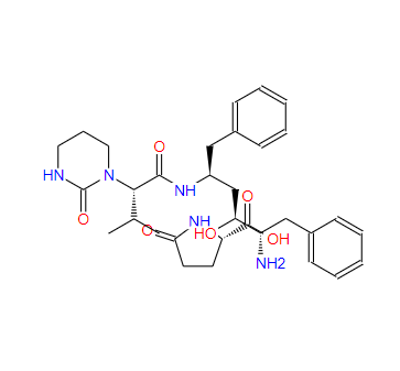 N-(4-氨基-1-苄基-3-羟基-5-苯基戊基)-3-甲基-2-(2-氧代四氢嘧啶-1-基)-丁酰胺 5-氧代吡咯烷-2-甲酸