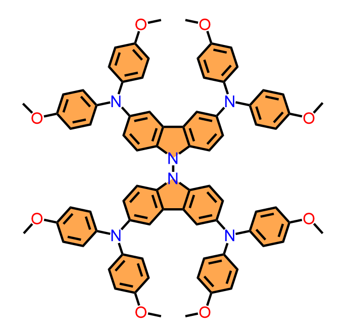 N3,N3,N3',N3',N6,N6,N6',N6'-octakis(4-methoxyphenyl)-[9,9'-bicarbazole]-3,3',6,6'-tetraamine
