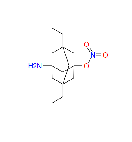Tricyclo[3.3.1.13,7]decan-1-ol, 3-amino-5,7-diethyl-, 1-nitrate