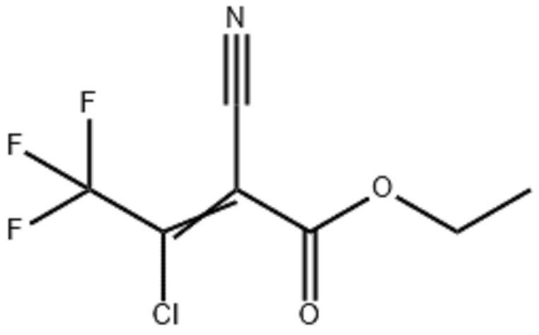 3-氯-2-氰基-4,4,4-三氟丁基-2-烯酸乙酯