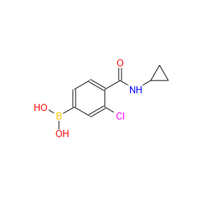3-氯-4-(环丙基氨甲酰基)苯基硼酸