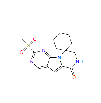 2'-(甲基磺酰基)-7',8'-二氢-6'H-螺[环己烷-1,9'-吡嗪并[1',2':1,5]吡咯并[2,3-D]嘧啶]-6'酮