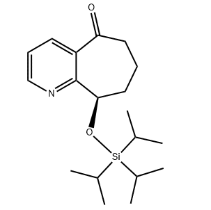 (R)-9-((三异丙基硅基)氧基)-6,7,8,9-四氢-5H-环庚[B]吡啶-5-酮盐酸盐；1190363-45-1
