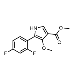 5-(2,4-二氟苯基)-4-甲氧基-1H-吡咯-3-羧酸甲酯；1902955-29-6