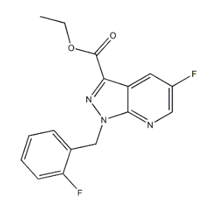 5-氟-1-(2-氟苄基)-1H-吡唑并[3,4-b]吡啶-3-甲酸乙酯；1361232-72-5