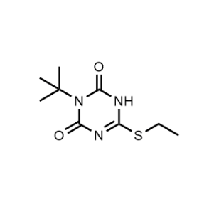 3-叔丁基-6-(乙硫基)-1,3,5-三嗪-2,4(1H,3H)-二酮；1360105-53-8