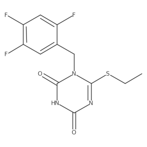 6-(乙硫基)-1-(2,4,5-三氟苄基)-1,3,5-三嗪-2,4(1H,3H)-二酮；2771355-74-7