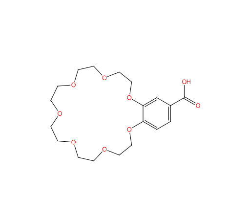 2,3,5,6,8,9,11,12,14,15,17,18 -Dodecahydrobenzo [b][1,4,7,10,13,16,19] heptaoxacyclohenicosine -21-carboxylic acid