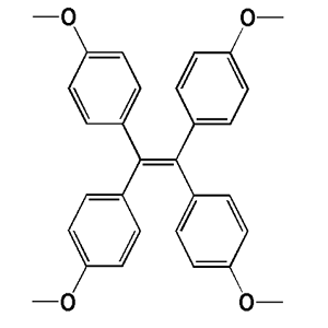 10019-24-6，1,1,2,2-四甲氧基四苯乙烯，1,1,2,2-tetrakis(4-methoxyphenyl)ethylene