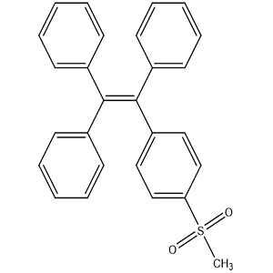 1-甲磺酰基-4-（1,2,2- 三乙烯苯基）苯，1-methylsulfonyl-4-(1,2,2-triphenylvinyl)benzene