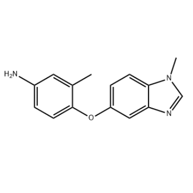 3-甲基-4-((1-甲基-1H-苯并[d]咪唑-5-基)氧基)苯胺 937263-74-6