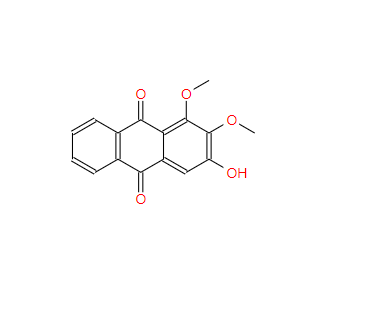 3-羟基-1,2-二甲氧基蒽醌  10383-62-7