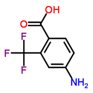 4-氨基-2-三氟甲基苯甲酸；393-06-6
