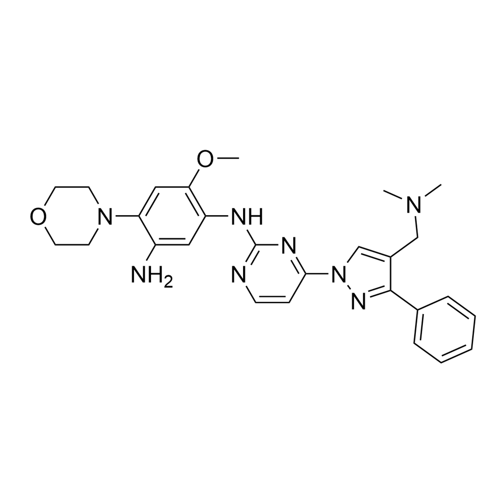 N1-(4-(4-((二甲氨基)甲基)-3-苯基-1H-吡唑-1-基)嘧啶-2-基)-6-甲氧基-4-吗啉基苯-1,3-二胺