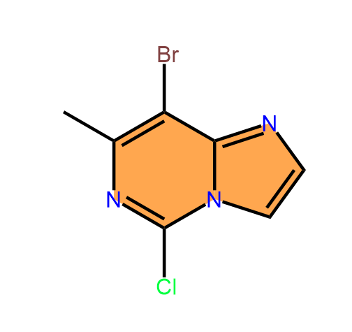 8-溴-5-氯-7-甲基咪唑并[1,2-c]嘧啶