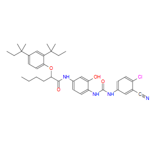 N-(4-Chloro-3-cyanophenyl)-N'-[4-[2-(2,4-di-tert-pentylphenoxy)hexanoylamino]-2-hydroxyphenyl]urea