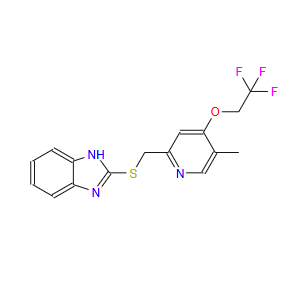 2-[5-METHYL-4-((2,2,2-TRIFLUORETHOXY)-2-PYRIDINYL)-METHYLTHIO]-BENZIMIDAZOLE