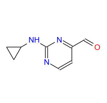948549-74-4;2-环丙氨基-4-嘧啶甲醛;2-Cyclopropylamino-pyrimidine-4-carbaldehyde