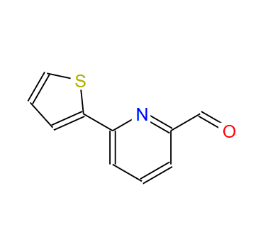 208111-00-6;6-(2-噻吩基)-2-吡啶醛;6-(2-THIENYL)-2-PYRIDINECARBOXALDEHYDE