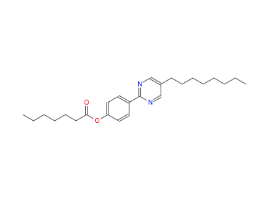 58415-91-1；4-(5-辛基-2-嘧啶基)苯基庚酸酯；4-(5-OCTYL-2-PYRIMIDINYL)PHENYL HEPTANOATE