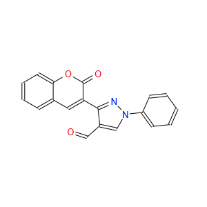 3-(2-氧代-2H-1-苯并吡喃-3-基)-1-苯基-1H-吡唑-4-甲醛