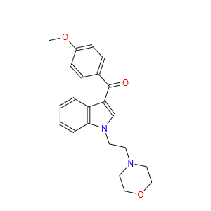 (4-甲氧基苯基)[1-[2-(4-吗啉基)乙基]-1H-吲哚-3-基]-甲酮