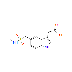 5-[[(甲基氨基)磺酰基]甲基]-1H-吲哚-3-乙酸