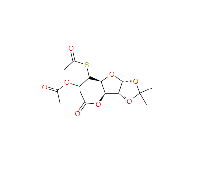3,6-二-O-乙酰基-5-S-乙酰基-5-脱氧-1,2-O-异亚丙基-Α-D-呋喃葡萄糖  10227-17-5