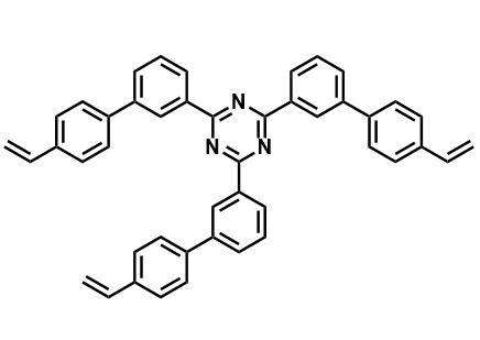 2,4,6-三(4'-乙烯基-[1,1'-联苯]-3-基)-1,3,5-三嗪