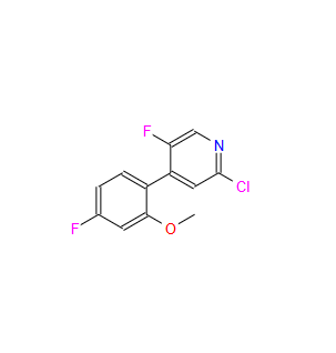 Pyridine, 2-chloro-5-fluoro-4-(4-fluoro-2-methoxyphenyl)-