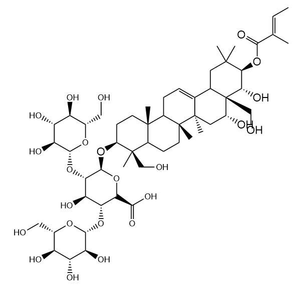 陕西天多利 去乙酰七叶皂苷A  Deacetylescin Ia    254896-53-2 