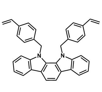 11,12-双(4-乙烯基苄基)-11,12-二氢吲哚并[2,3-a]咔唑