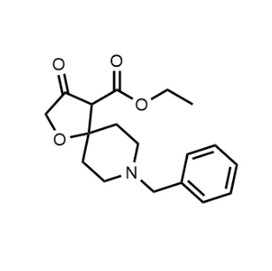 8-苄基-3-氧代-1-氧杂-8-氮杂[4.5]葵烷-4-羧酸乙酯；1454273-40-5