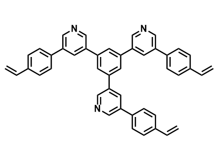 1,3,5-三(5-(4-乙烯基苯基)吡啶-3-基)苯