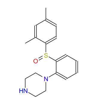 1429908-35-9；1-(2-((2,4-二甲基苯基)亚磺酰基)苯基)哌嗪；1-(2-((2,4-Dimethylphenyl)sulfinyl)phenyl)piperazine